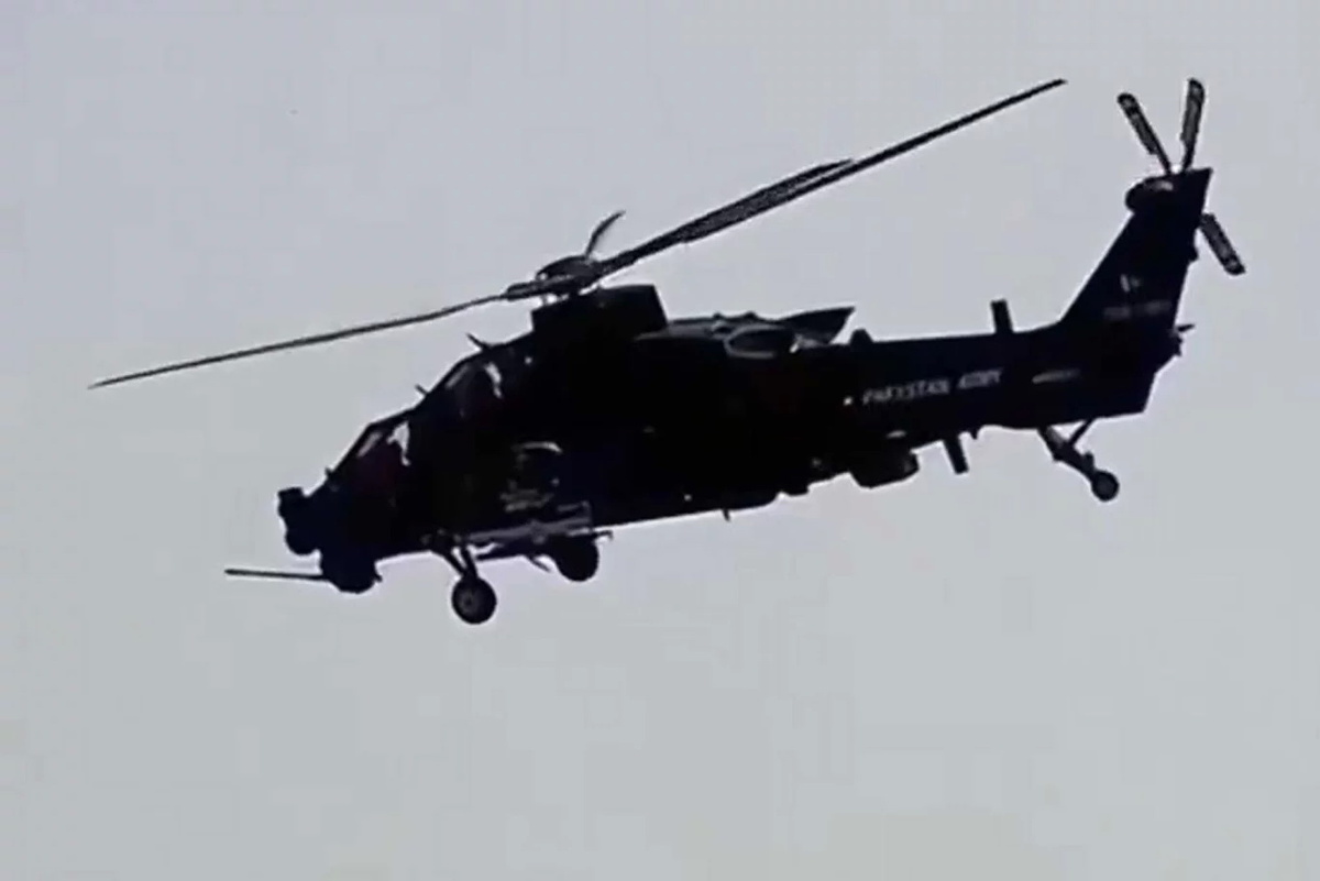 Z-10ME Пакистана. Кадры соцсети Weibo