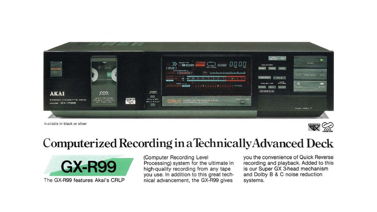 AKAI GX-R99 последняя топовая кассетная дека