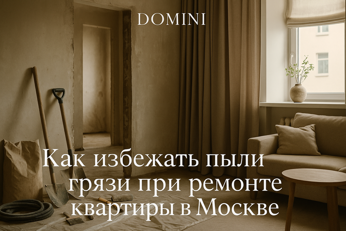    Как избежать пыли и грязи при ремонте в московской квартире