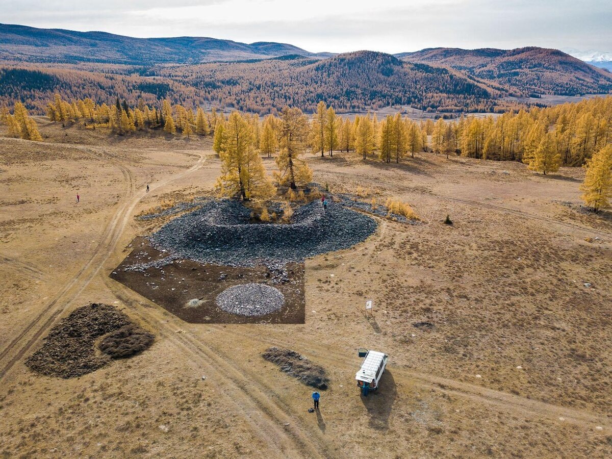 Курган Пазырыкской культуры