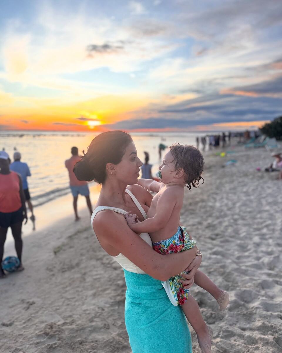    Жена Данило Галлинари с 2-летним сыномСоцсети Данило Галлинари