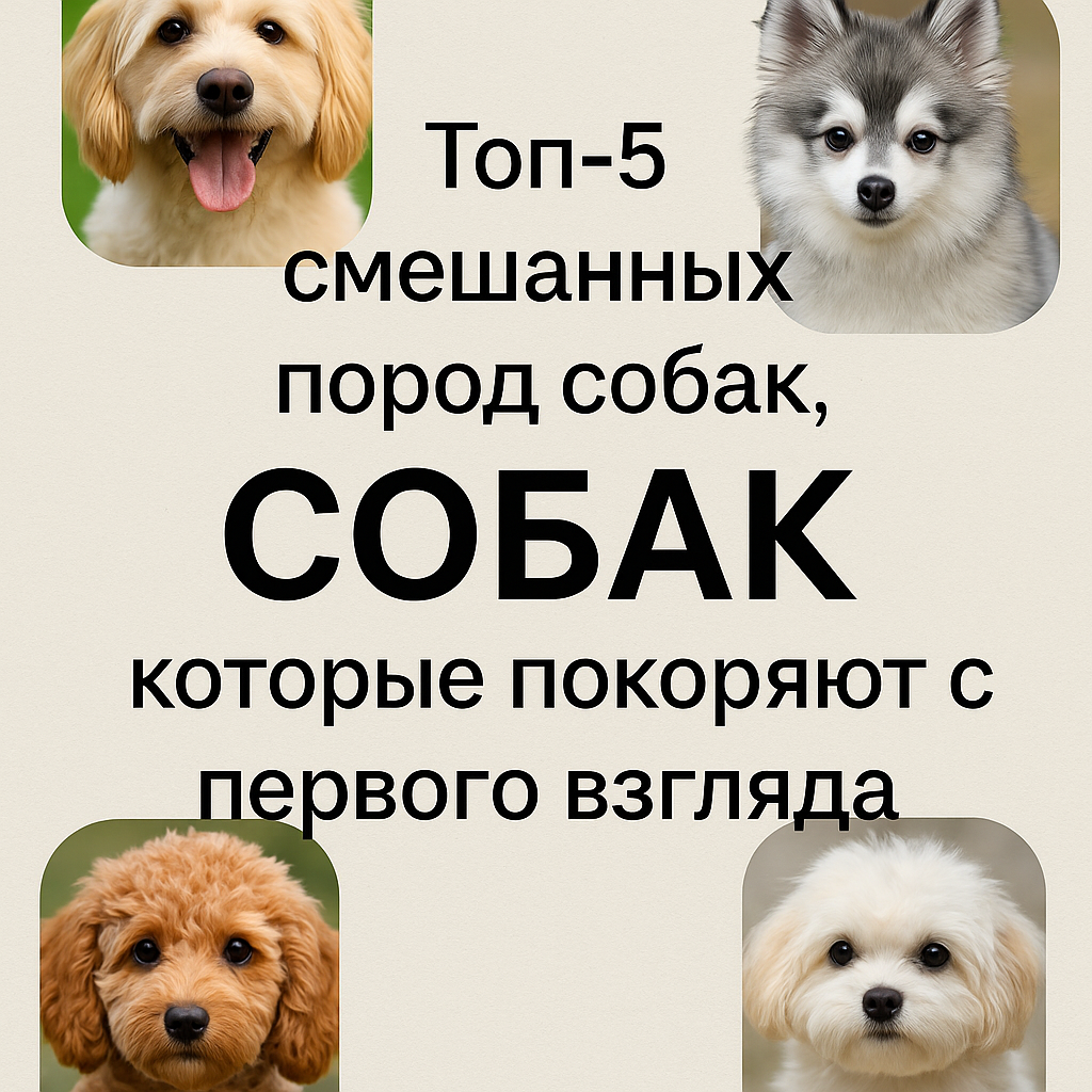 Топ-5 смешанных пород собак