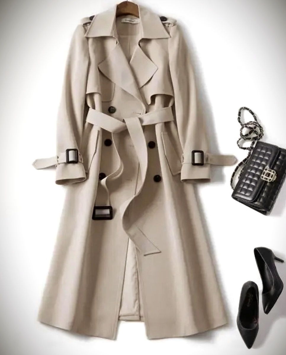 Плащ с поясом