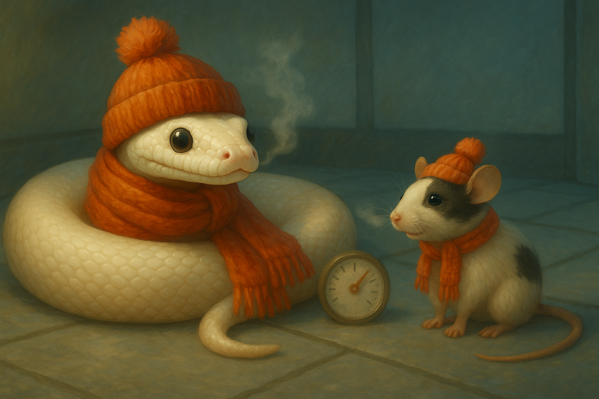 Когда хотел размножаться, а тебя сначала заморозили... Брррррр.