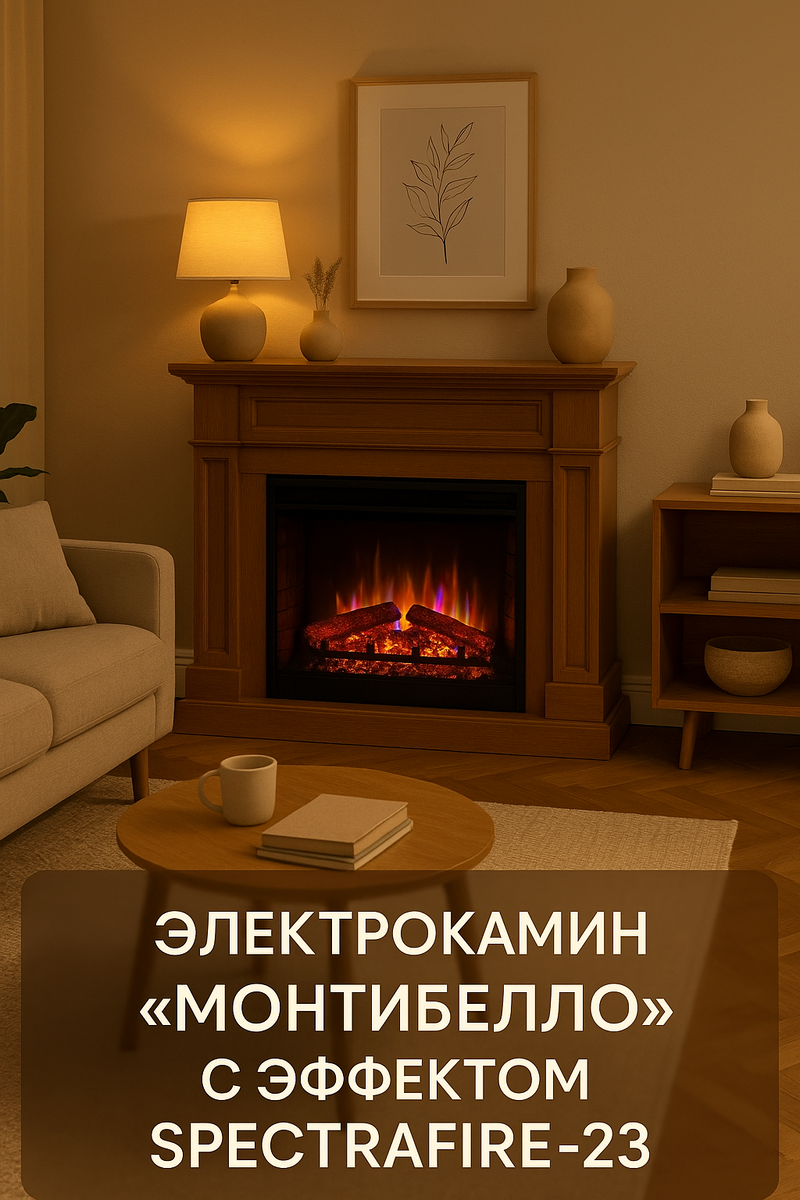    Электрический камин Montibello: как создать атмосферу тепла и стиля в вашем доме с эффектом живого пламени Kamin