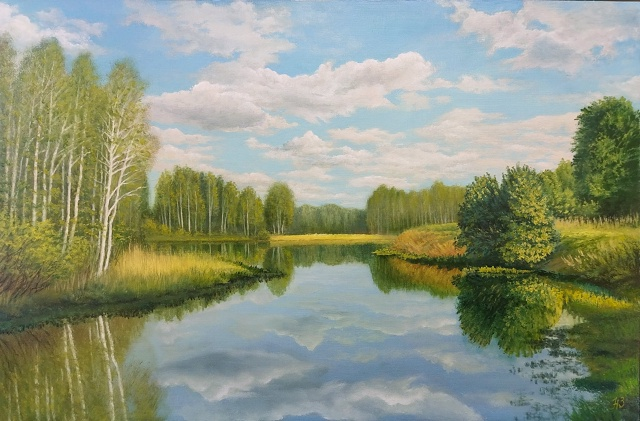 Подборка работ современных художников. Моя Россия. Часть 61