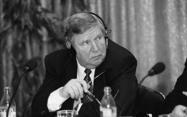 Президен Федерации хоккея СНГ Юрий Королёв