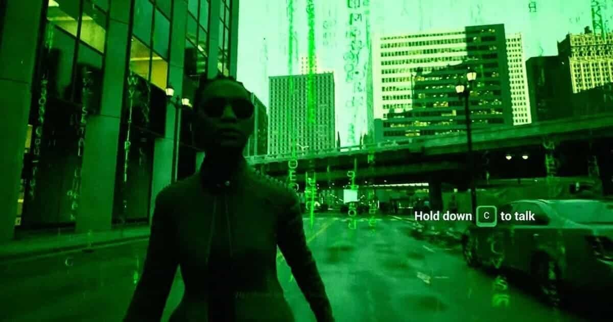    Скриншот из демоверсии игры по мотивам франшизы «Матрица» / © Replica Studios