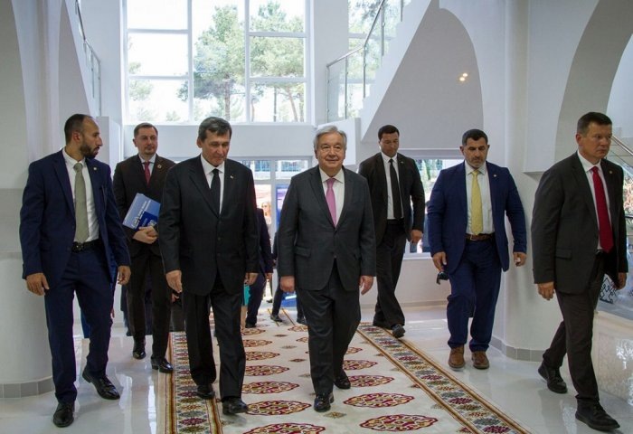 Церемония открытия нового здания для Представительства ООН, 6 июля 2024 года, Ашхабад, Туркменистан