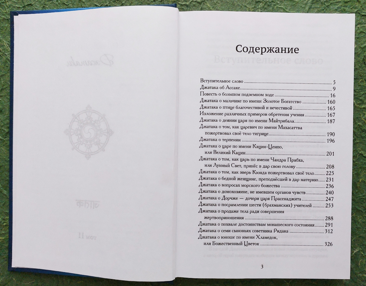 Во втором томе меньше страниц 328 (в первом 388), и сами джатаки немного длиннее.