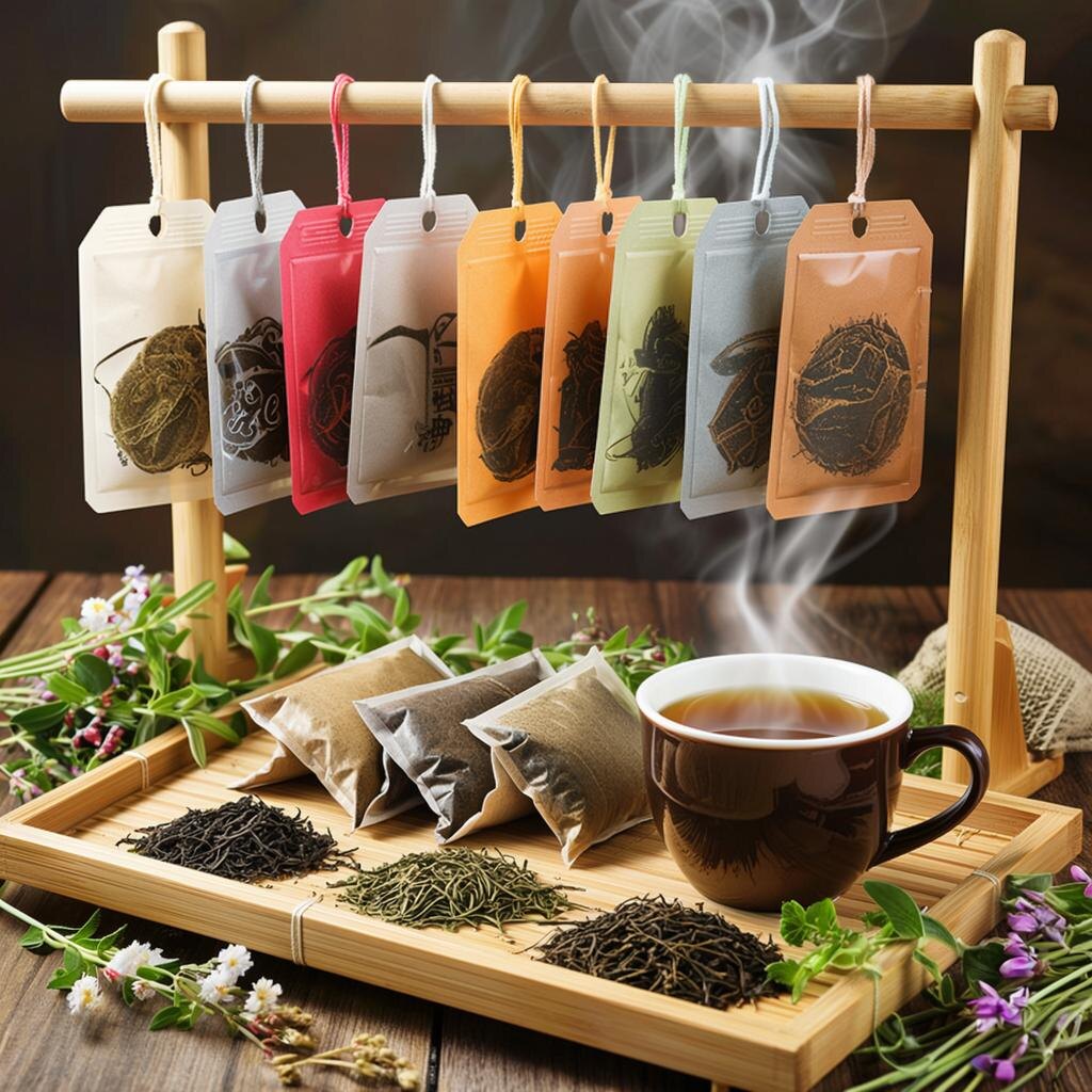 Красивые пакетики с чаем