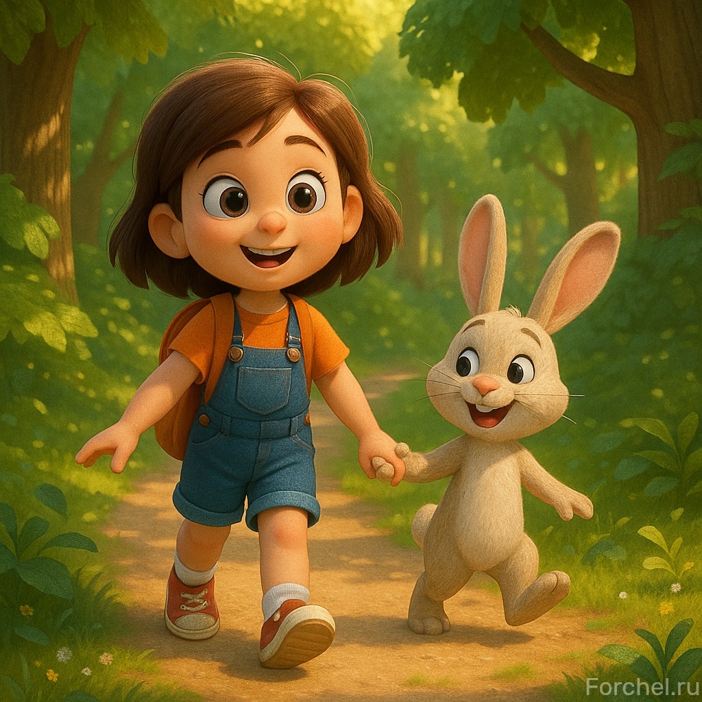 Маза и зайчонок