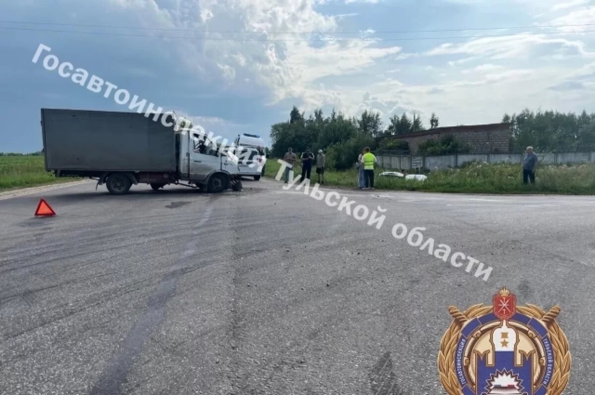    На автодороге «Донской-Богородицк» иномарка столкнулась с грузовиком