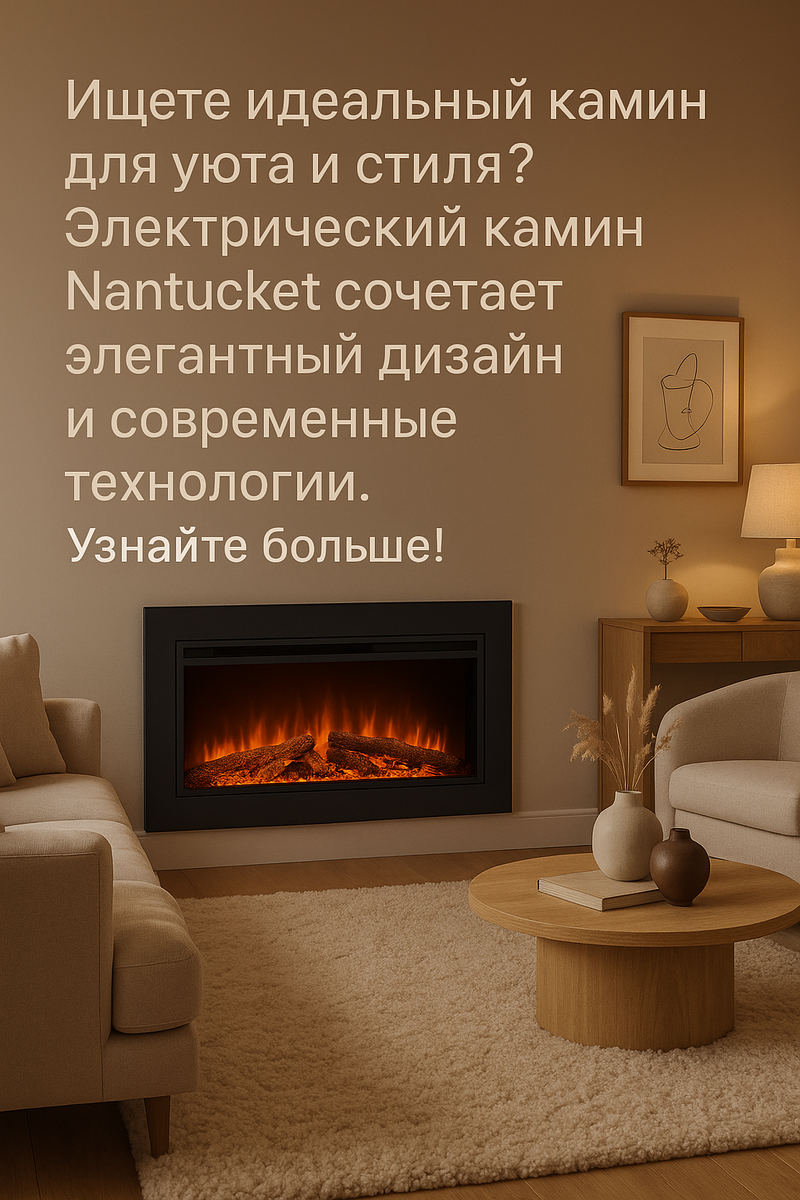    Электрический камин Metropolis с эффектом огня Spectrafire: уют, который не требует забот! Kamin