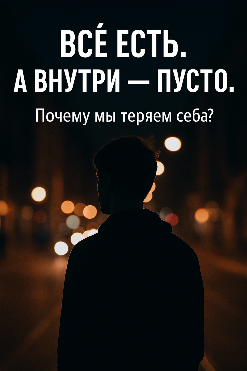 Быстро живём. Молча теряем себя.