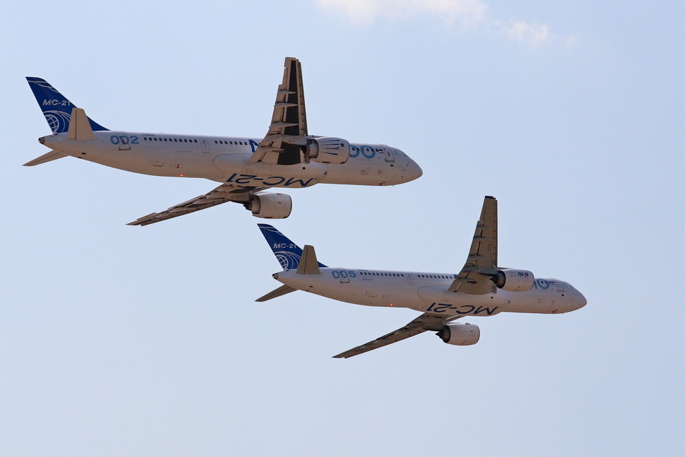 МС-21-310 ускорился в июле