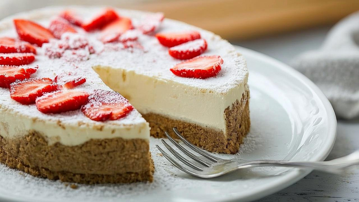 Клубничный чизкейк