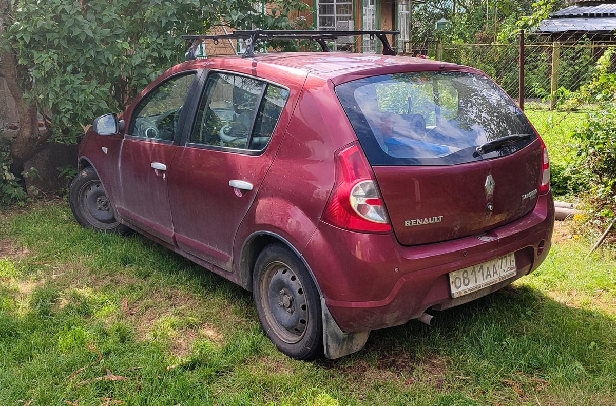 Моя рабочая Renault Sandero 2013 г.в.