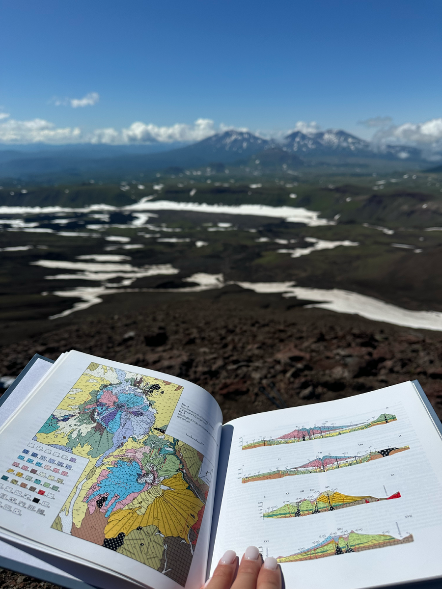 Вид на кальдеру.