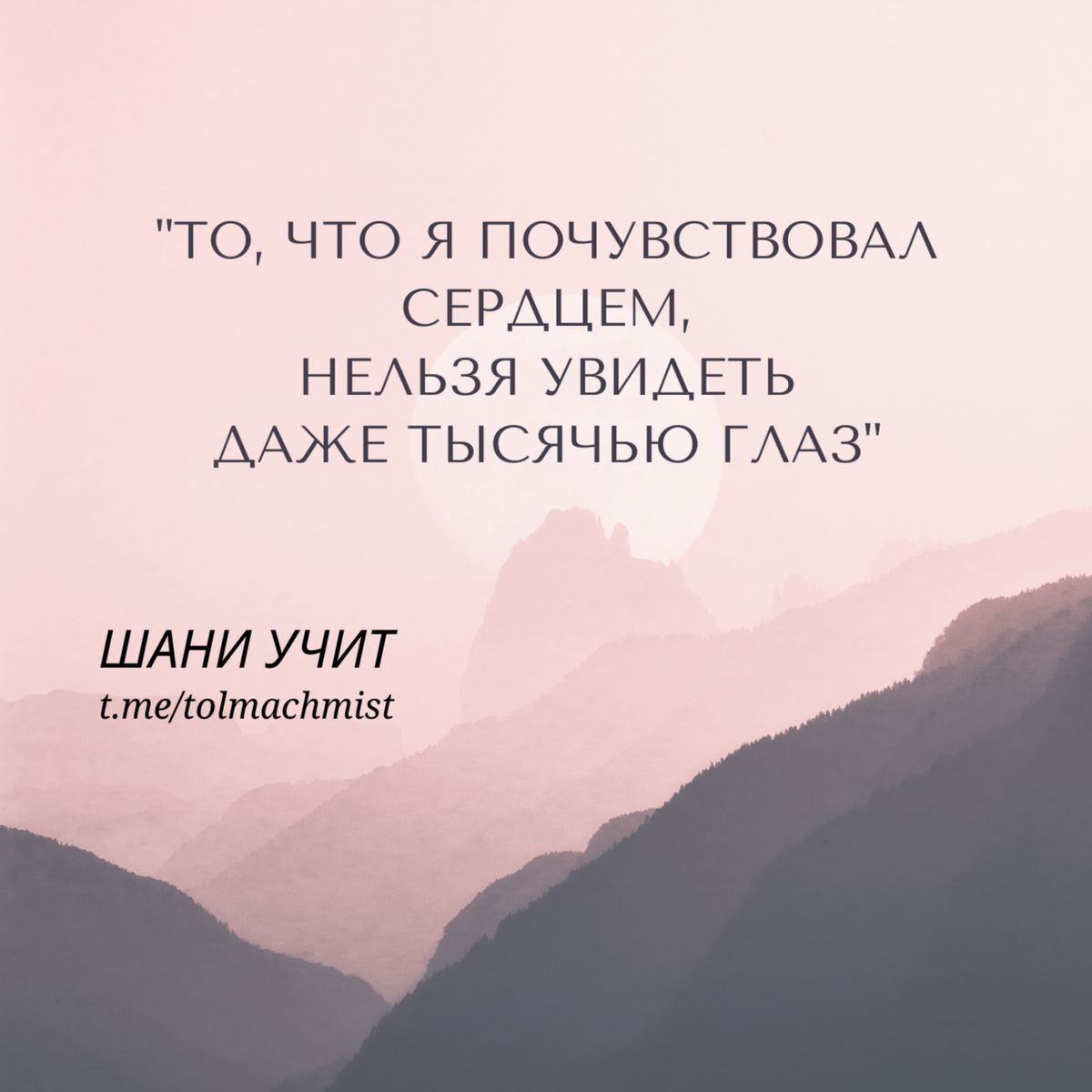 #философияшани, #tolmachmist