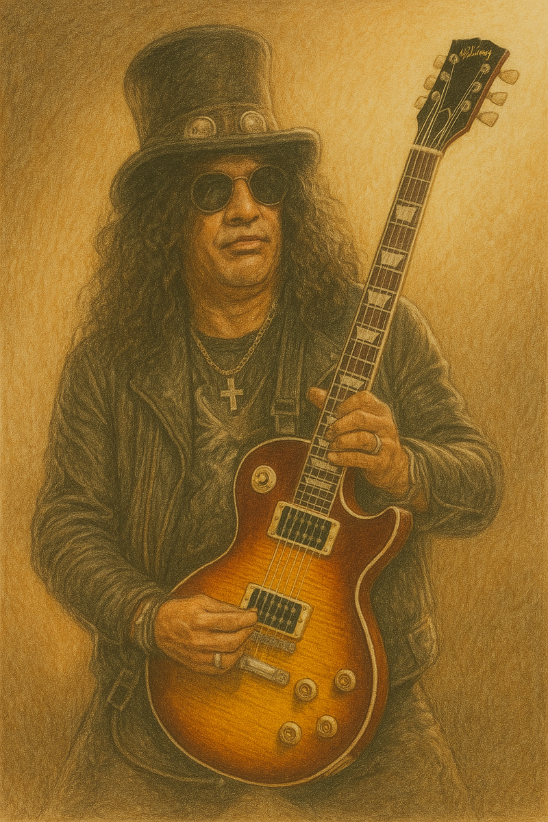 Гитарист Guns'N'Roses - Slash