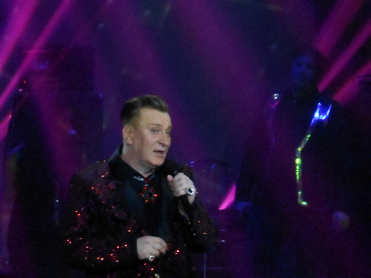 С.Пенкин на своём концерте "Мне 55",  2016 год, фото автора  