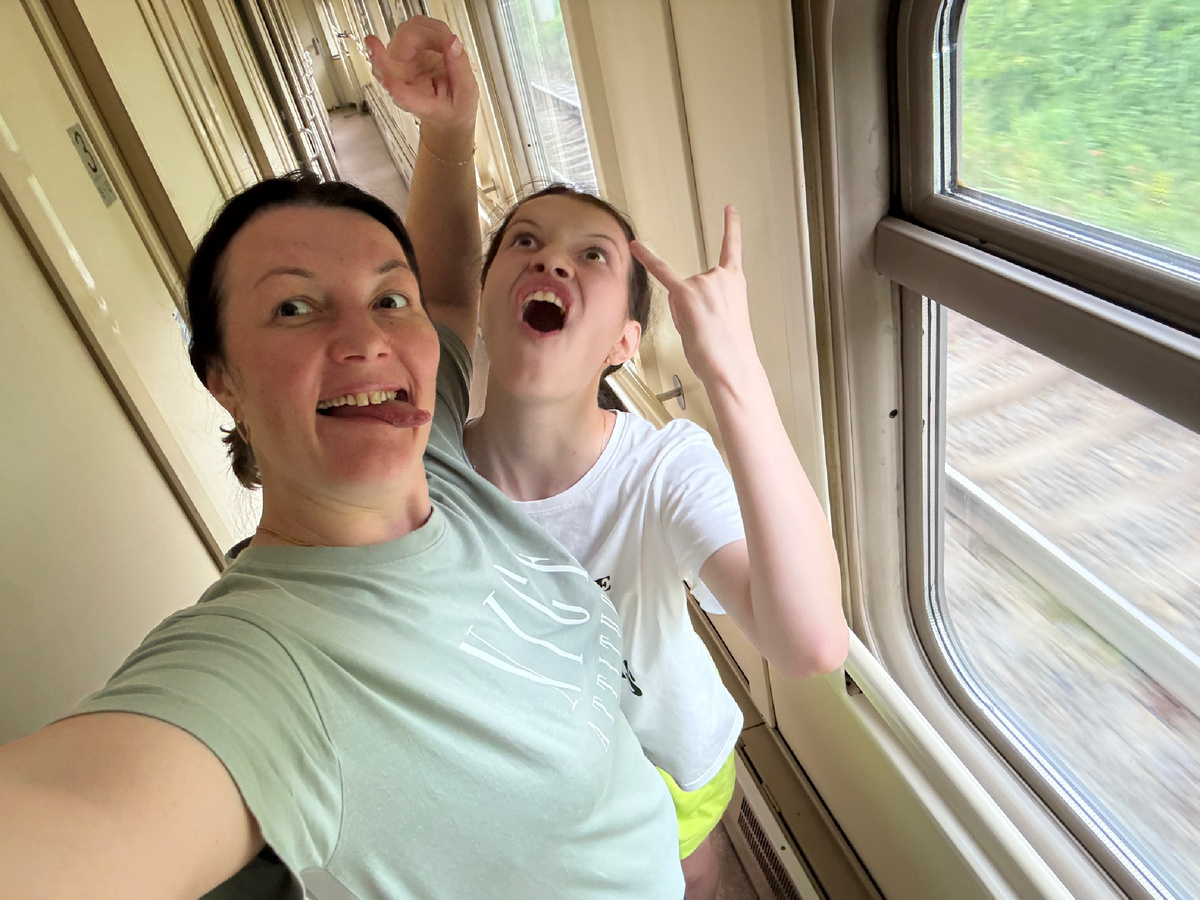 Фото автора. Начало 3-х суток в поезде 🤪