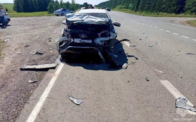    Две женщины погибли и шесть человек пострадали в ДТП на трассе Можга – Бемыж