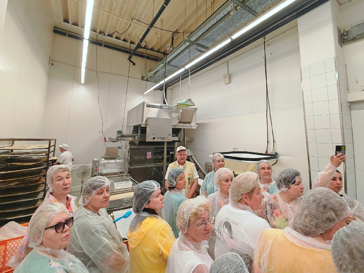 На экскурсии по кондитерскому цеху
