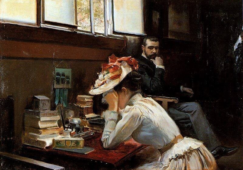 Сесилио Пла «Медовый месяц» (1900)