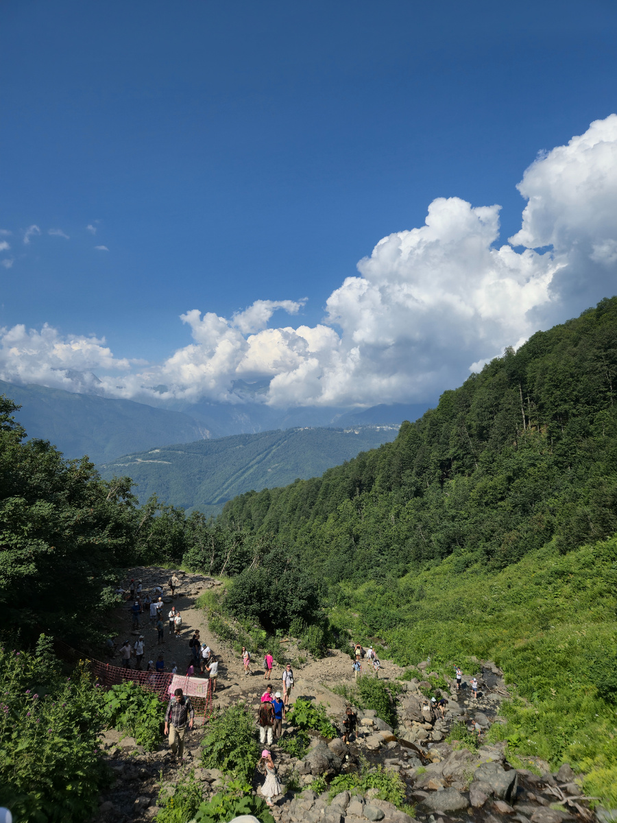 Прекрасный вид на горы