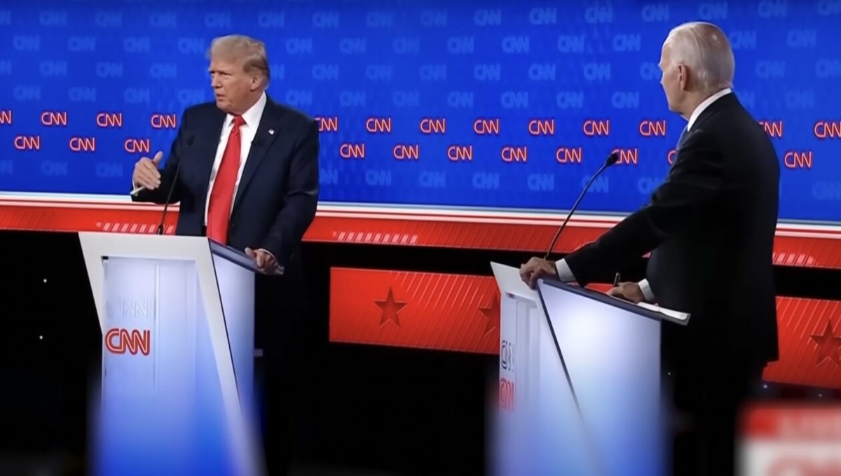 Предвыборные дебаты между Дональдом Трампом и Джо Байденом