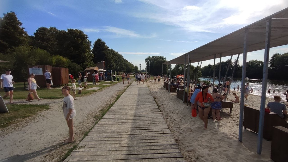 Пляж в Зарайске