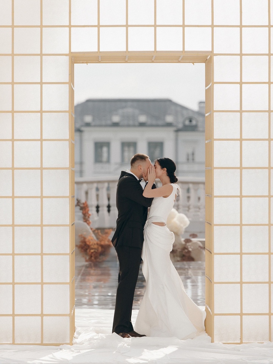 Кадр со свадьбы Михаила Литвина и Адель Вейгель