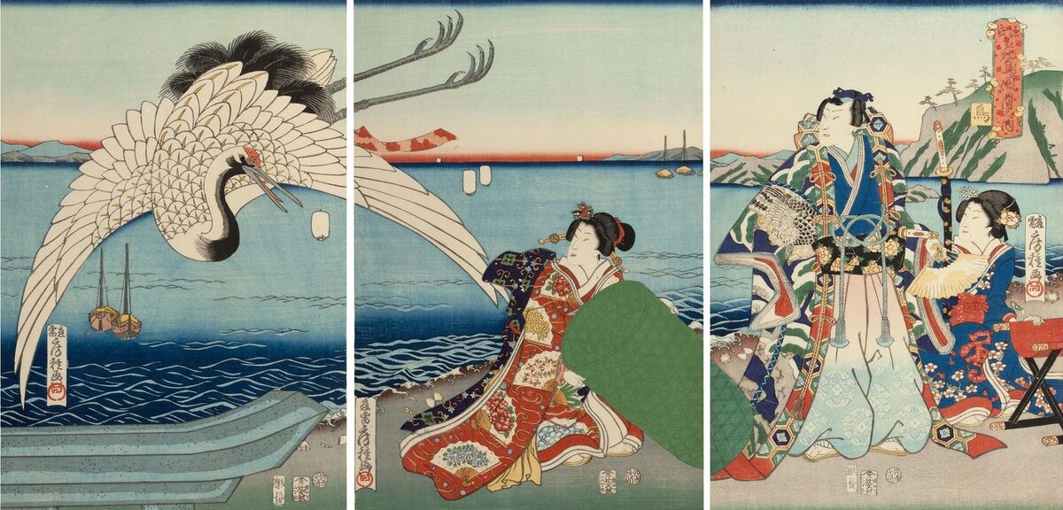 Мастер Фусатанэ. Школа Утагава