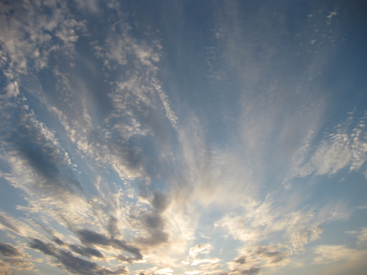 Перламутровый небосвод на закате, фото автора от 23 августа 2025 года