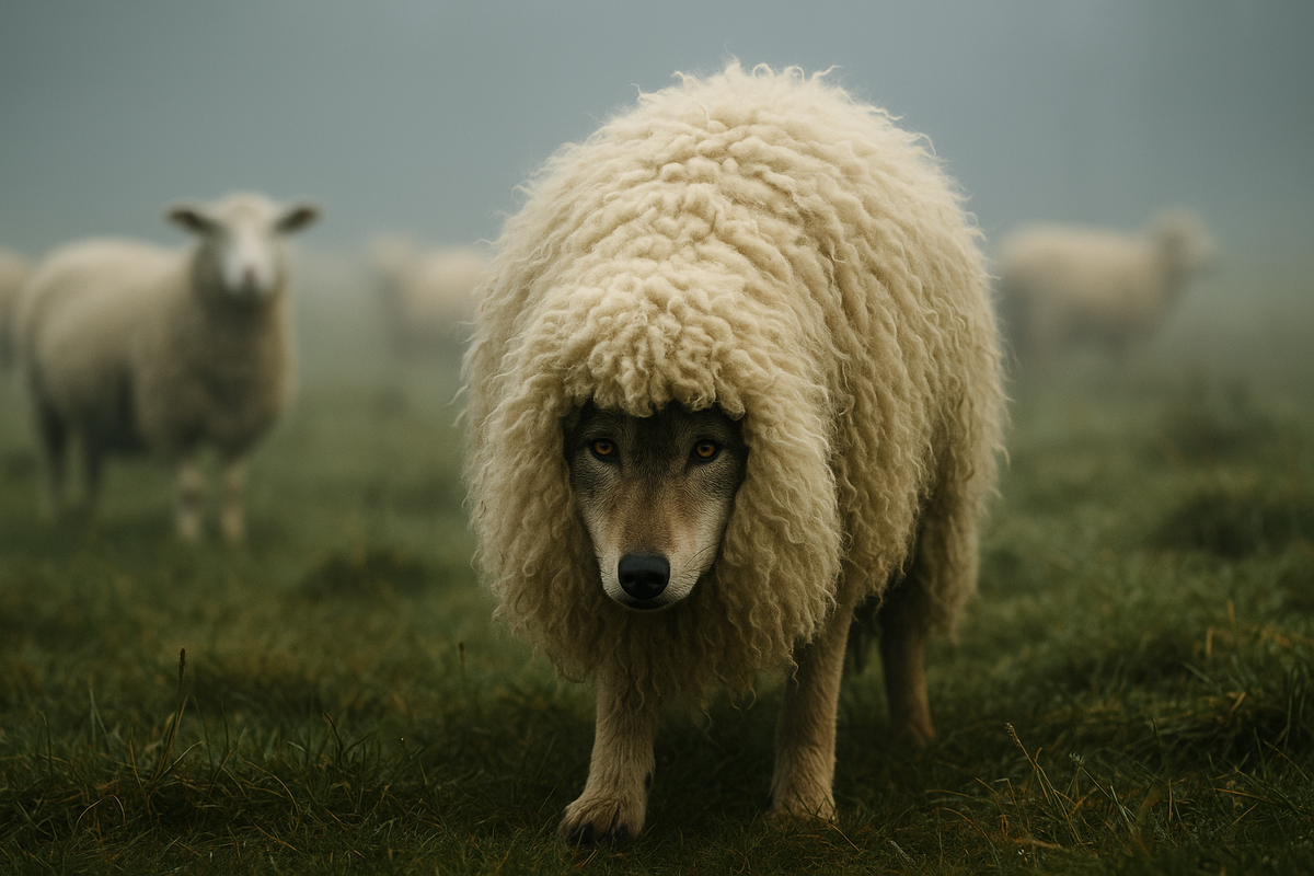 Но некоторые люди называют пропавшую волком в овечьей шкуре