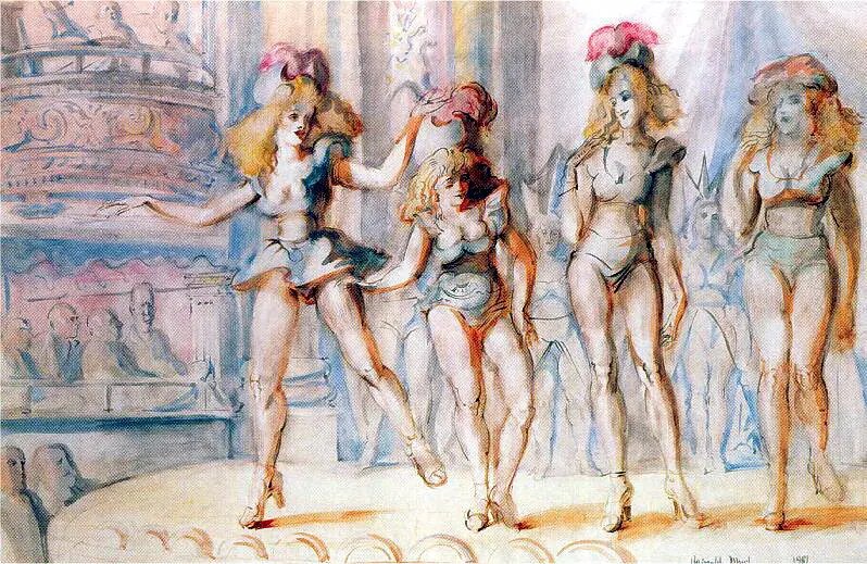 Реджинальд Марш, "Женские фигуры"