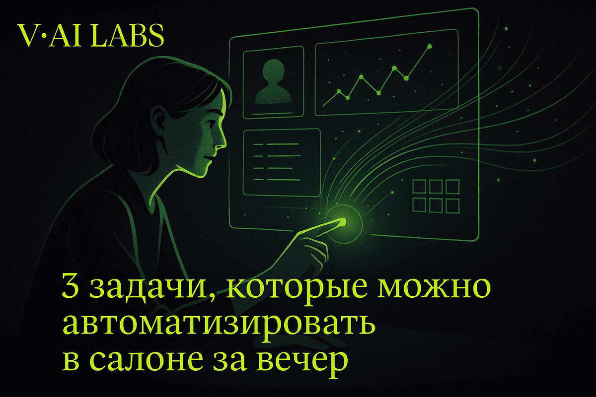    3 задачи для автоматизации в салоне за один вечер