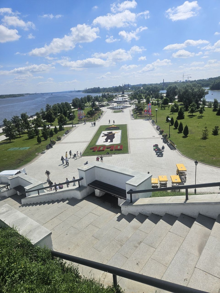 Ярославль. Стрелка на слиянии Волги и Которосли