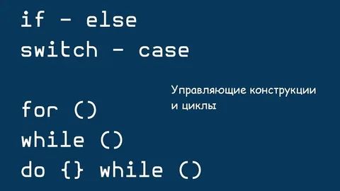 Рисунок: вводный рисунок к статье про управляющие конструкции