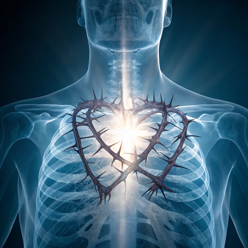 Духовный рентген. Изображение сгенерировано ИИ