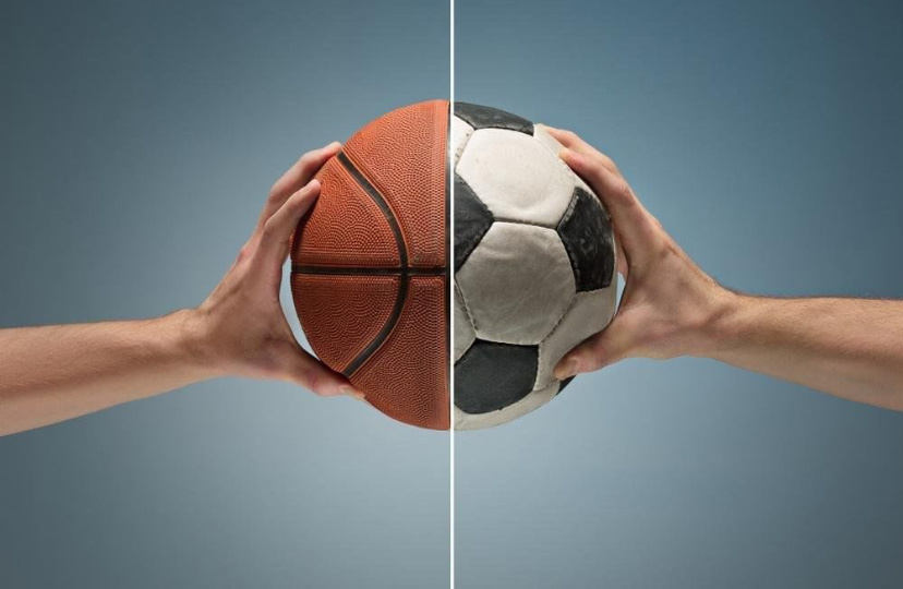 Баскетбол или футбол?