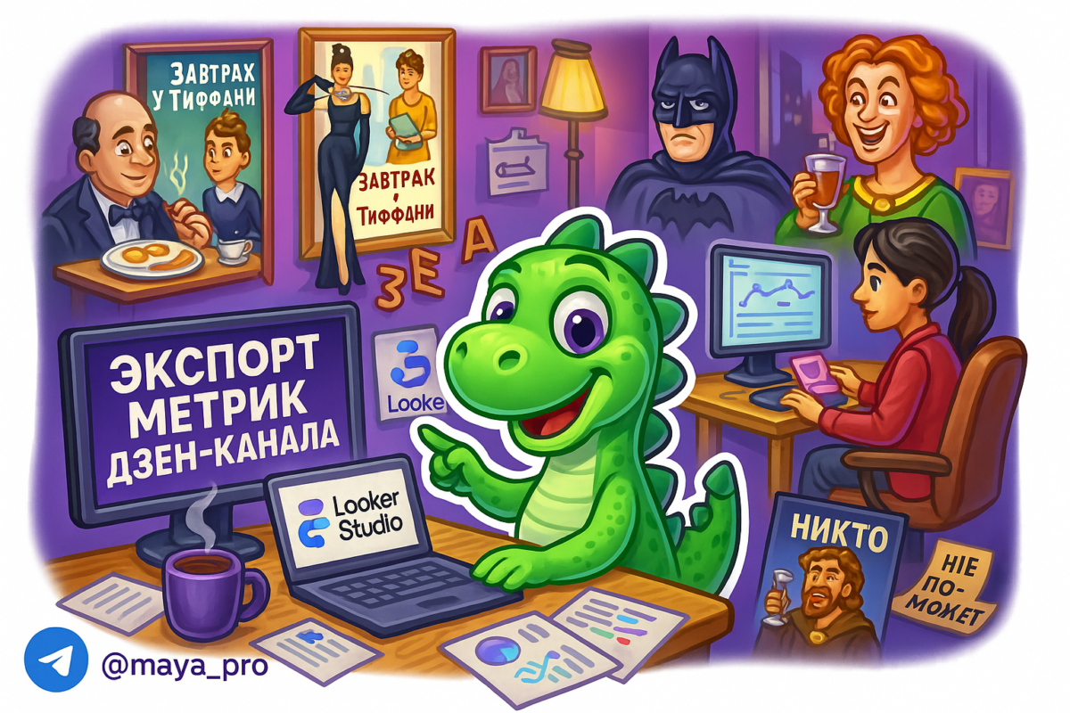    Как собрать метрики Дзена: секреты автоматизации отчётности с Looker Studio и Make Артур Хорошев