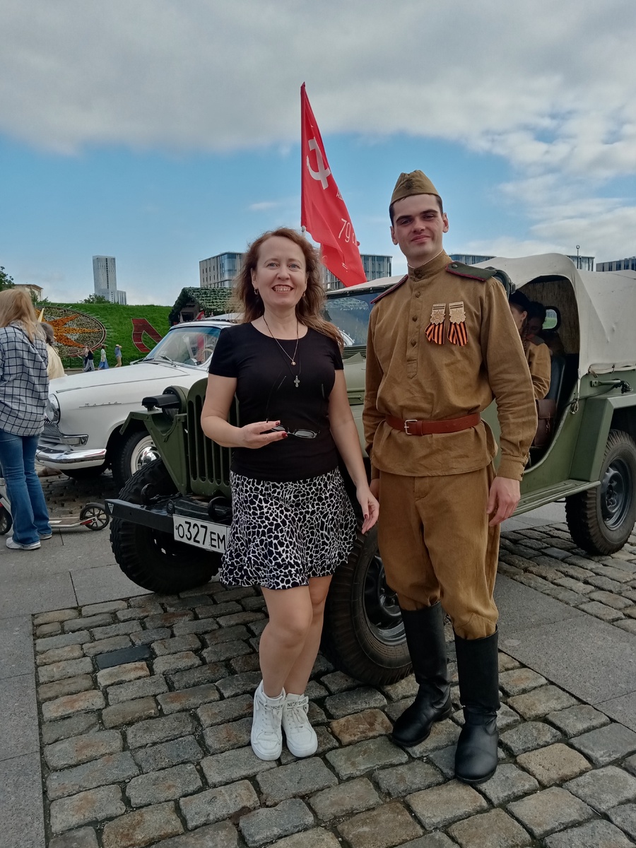 Вчера на Поклонной горе (фото ИСКРЫ) 