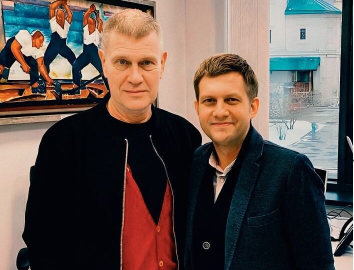 Основатель канала «СПАС» Иван Демидов и Борис Корчевников