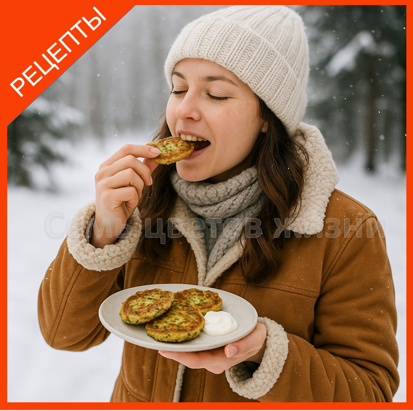 Мороз и солнце. День чудесный. А кабачковые оладушки со вкусом лета