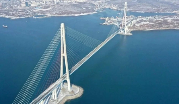 Рис 2. Вантовый мост во Владивостоке 