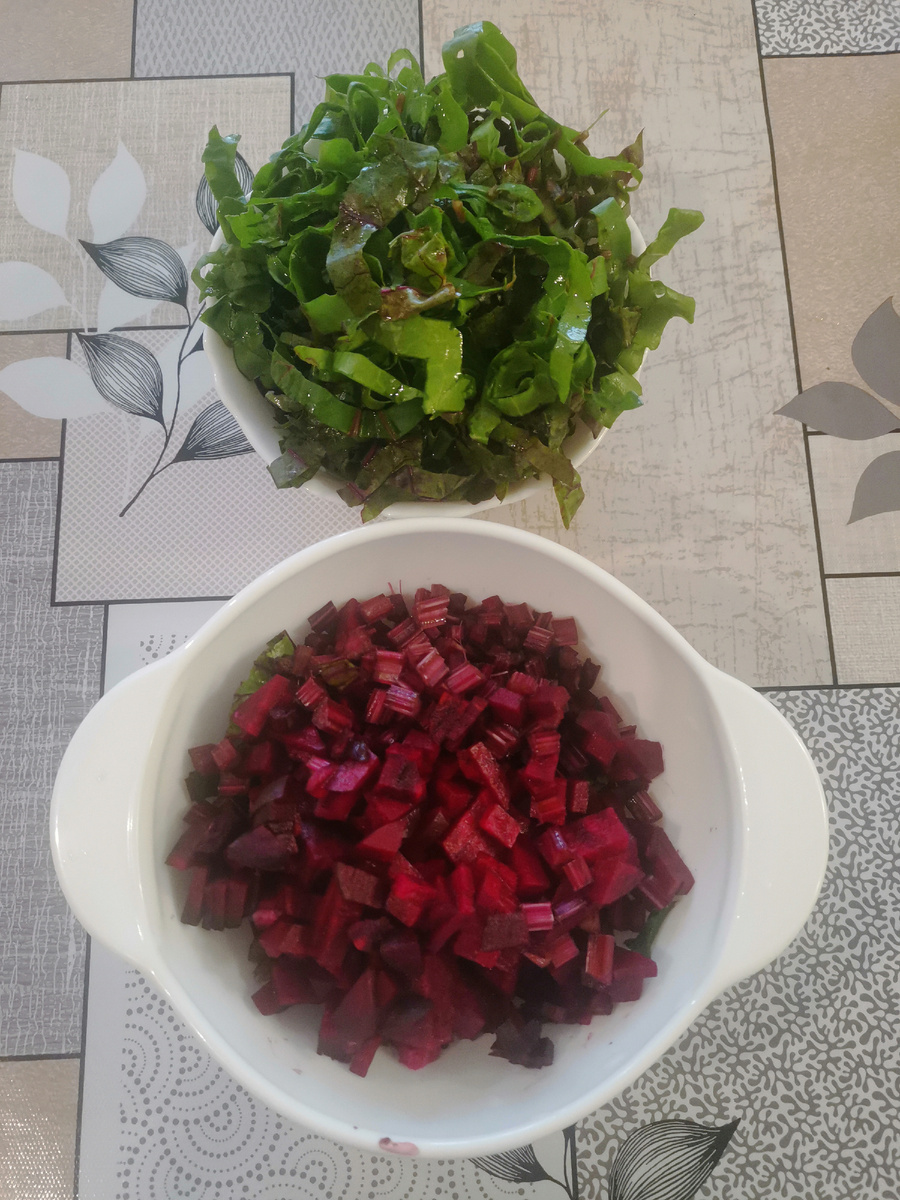 Заготовки для свекольника.