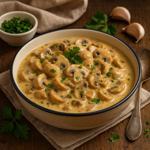 Тушёные грибы в сметане рецепты от Дарики